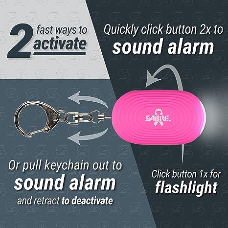 Personal Alarm with LED Light 1.60 uC