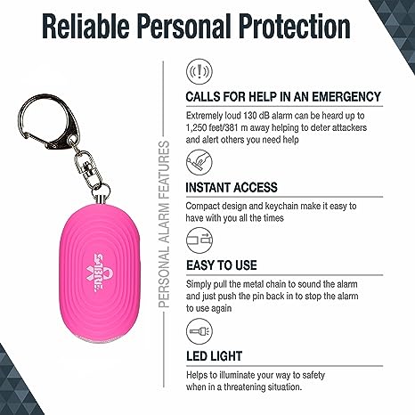 Personal Alarm with LED Light 1.60 uC