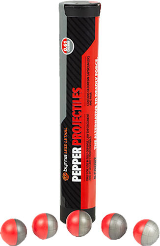 Byrna pepper projectiles, 5 count tube