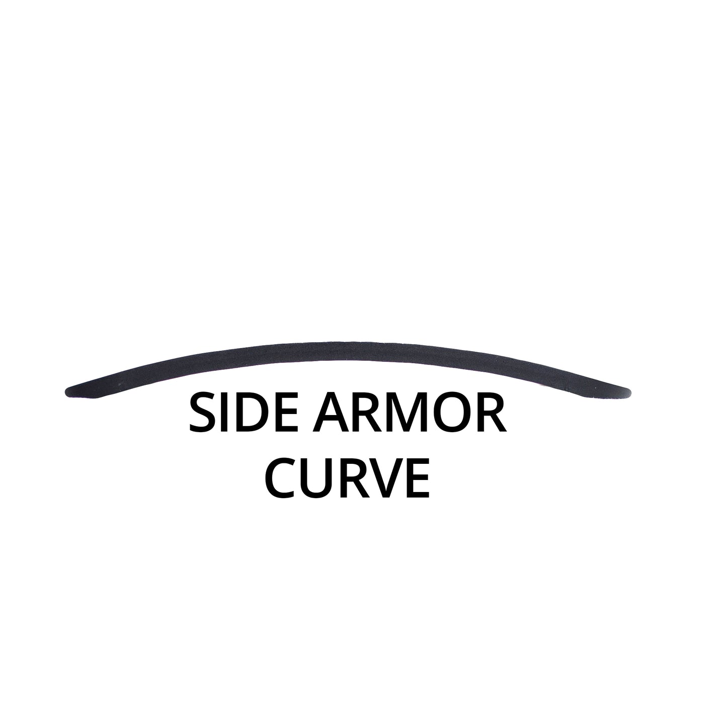 Armor Plate Steel Side Body Armor Set (5.5x8 curved)