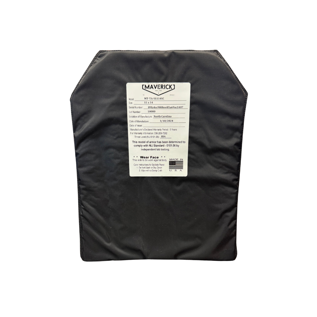Level IIIA Shooter Cut Soft Plate