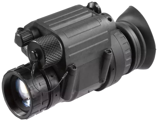 AGM Global Vision 11P4M123474111 PVS-14 3APW Night Vision Hand Held/Mountable Black 1x 26mm, Gen 3 Level 3, White Filter