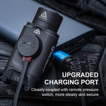 Olight PL-3R Valkyrie Rechargeable Rail mounted Tactical light - Black