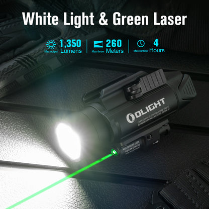 Olight Baldr Pro Tactical Light & Green Laser