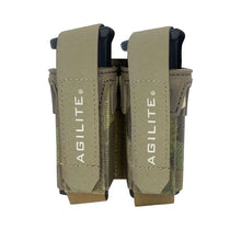 Load image into Gallery viewer, Agilite Pincer Pistol Double Mag Pouch
