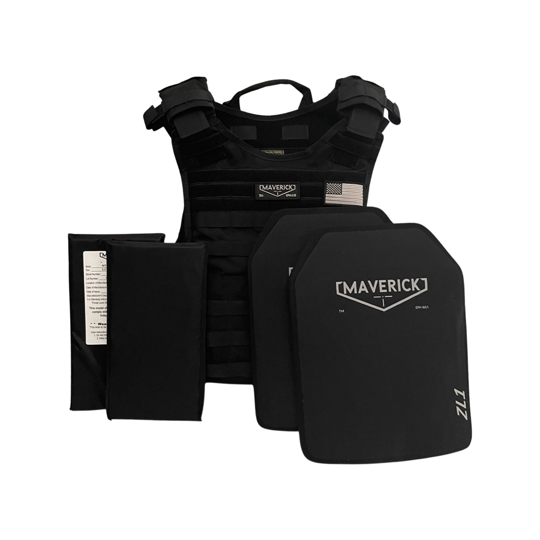 ZL1 or ZL2 11x14 Level IV UHMWPE Body Armor Set with Condor EXO Carrier