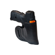Load image into Gallery viewer, Custom Leather Holster for Sabre Aim and Fire Pepper Gel Gun
